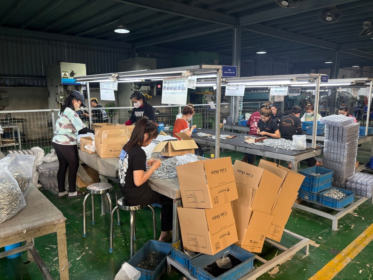 Packaging area